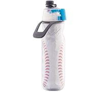 O2COOL Mist 'N Sip Botella de agua aislada para apretar 20 oz, 20 oz, béisbol