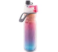 O2COOL Mist 'N Sip® Botella de agua unisex ArcticSqueeze aislada N Squeeze | 2 en 1 función de niebla y sorteo sin fugas y bloqueo de gatillo | Sin BPA, 20 onzas, frambuesa Ombre, 20 onzas