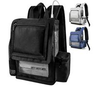 O2TOTES USA - Mochila ultraligera para Inogen One G5 y Rove 6, correas ajustables, parte inferior con cremallera