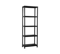 O91 Estantería de Resina con 5 Baldas 125kg 61x31x171cm O91