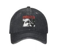 OAAJKOAM Gorra de béisbol desgastada y Lavada para Hombre y Mujer de Bruce The E Street Band Springsteen Thunder Road, Estilo Retro, para Entrenamientos al Aire Libre y Sol