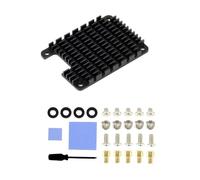 Oadnijuie Disipador de calor de aluminio Módulo de cálculo 4 Radiadores Fácil instalación Solución de refrigeración efectiva