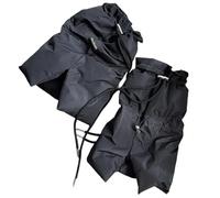 OAEPG Mangas acolchadas aisladas para mujer, calentadores de piernas cálidos, con cordón, con abertura dividida, acampanados, calcetines sin pies, cómodas mangas para las piernas, f, Talla única