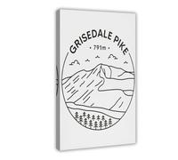 OAHFDF Grisedale Pike Cumbria Lake District - Lienzo decorativo para pared, pinturas para decoración de sala de estar, dormitorio, 24 x 36 pulgadas (60 x 90 cm)