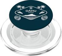Oahu Hawái Palmeras Isla Tortuga Marina Waikiki Recuerdo PopSockets PopGrip para MagSafe