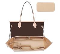 OAikor Organizador de bolsas con moldeador de base, organizador de bolsas de fieltro compatible con Le pliage Grande, neverfull MM, C.oach City 33, G.oyard PM y más, divisor de monedero para bolsas
