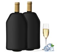Oaioya 2 Pcs Funda Enfriadora de Botella de Vino, Enfriador Rápido para Vino Cubierta Refrigeradora Wine Cooler de Gel Refrigerador Bolsa Enfriador para Vino Espumoso Champán Cerveza