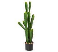 Oairse 82 cm Planta Artificial de Cactus Plantas Grandes Artificiales Grandes en Maceta Plantas decoración Euphorbia accruensis Cactus Cactus Artificial para el hogar, ja