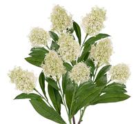 Oairse Juego de 3 flores artificiales de Skimmia, flores artificiales como flores reales de primavera, flores decorativas para habitación de boda, decoración del hogar, salón, oficina, hotel, cocina,