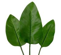 Oairse Set de 3 plantas artificiales grandes tipo ave del paraíso como reales para decoración de boda boho, decoración de hojas de palma tropical para el hogar, casa, fiesta, cocina, arreglo floral