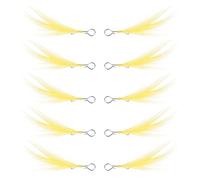 OAJABBGE 10 Uds. De Cebos Tipo Cuchara para Pescar Señuelo Colgante Accesorio Aparejo Fácil Instalación Equipo Colgante Señuelo para Agua Salada