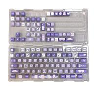 OAJABBGE 126 Teclas Hortensias Conejo Temas Temas Teclas de Sublimación de Pinturas Teclas Set Para Teclados Mecánicos Personalizados