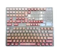 OAJABBGE 126 Teclas/Set Sakuras Rabbits Keycap Para Teclados Mecánicos DyeSubbed Teclas Para Interruptores