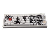 OAJABBGE 130 teclas clave clave con tema de combate y luz de presión lateral se transfiere sobre artesanía para llaves mecánicas