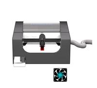 OAJABBGE 2. Cubierta De Grabado Resistente para Ray5: Diseño con Aislamiento Térmico Reducción Ruido Y Carcasa con Diseño Apertura Cinta Mágica Transparente Liberación Rápida