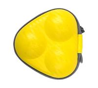 OAJABBGE 2. Estuche Rígido Caja De Tenis 3 Pingpong PU Accesorios Entrenamiento Portátiles Caja Almacenamiento Tenis