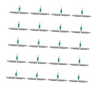 OAJABBGE 20 Piezas Herramienta De Pesca Bifurcación Espacial Línea Aparejos Gancho Línea Trenzada Brazo Alambre En Forma T Cuerda Resorte Equilibrio Divisores Pesca