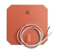 OAJABBGE 220 x 220 mm, 12 V, 200 W, impresora 3D, almohadilla calefactora de silicona, almohadilla de calefacción para impresora 3D Anycubi, reemplazo de cama de calefacción