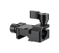 OAJABBGE Abrazadera De Rieles Liberación Rápida con Soporte Varilla Única 15 Mm Se Adapta A Rieles Y Tubos Varilla 15 Mm Accesorios Fotografía para Cámara Equipo Soporte para Cámara