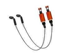 OAJABBGE Accesorio De Aparejos Pesca Alarma Picaduras Bobinas Colgador Osciladores Sensibles Indicadores Cadena Cadena Pesca