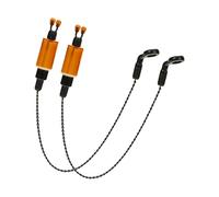 OAJABBGE Accesorio De Aparejos Pesca Alarma Picaduras Bobinas Colgador Osciladores Sensibles Indicadores Cadena Cadena Pesca