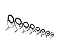 OAJABBGE Accesorios De Guía Caña Pescar Diferentes Tamaños 8 Uds. Guías Puntas Anillos Cerámica Reparación Conjunto Construcción Componente Repuesto