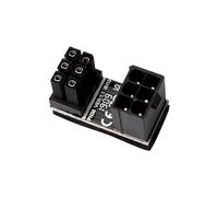 OAJABBGE Adaptador De Corriente PCIe 8 Pines Ahorro Espacio 180 Grados para Integración Accesorio Tarjeta Gráfica Escritorio Adaptador Corriente GPU