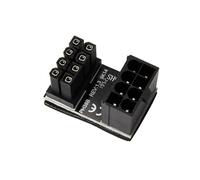 OAJABBGE Adaptador De Corriente PCIe 8 Pines Ahorro Espacio 180 Grados para Integración Accesorio Tarjeta Gráfica Escritorio Adaptador Corriente GPU