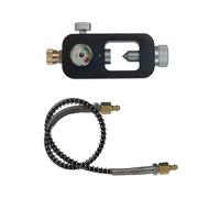 OAJABBGE Adaptador De Recarga para Buceo: Construcción Aleación Aluminio Equipado con Manómetro Y Manguera Estación Llenado Cilindro Oxígeno Estación Llenado Regulador Cilindro