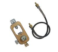 OAJABBGE Adaptador De Recarga para Buceo: Construcción Aleación Aluminio Equipado con Manómetro Y Manguera Estación Llenado Cilindro Oxígeno Estación Llenado Regulador Cilindro