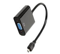 OAJABBGE Adaptador HDTV A VGA 1080P De Velocidad Textura Plástica Visualización Convertidor Video En Espejo para Sala Conferencias Convertidor HDTV A VGA