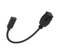 OAJABBGE Adaptador Keystone USB C Tipo C De 10Gbps Cable Inserción A para Instalación Rápida Placa Pared Cable Carga Velocidad Rápida 20CM