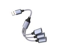 OAJABBGE Adaptador USB con Fuente De Alimentación A 2 0 Cable De Extensión Divisor Multifunción Portátil USB