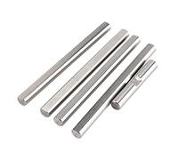 OAJABBGE Barra de acero en forma de D vástago redondo pulido riel lineal plano longitud individual 30 mm 60 mm diámetro 5 mm impresora 3D