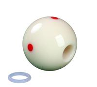 OAJABBGE Bola De Billar Portátil con Agujero Entrenamiento Ejercitador Golpes Perforado Ayuda Puntería con Herramienta Entrenamiento Agujero