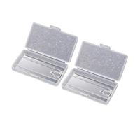 OAJABBGE Caja De Almacenamiento Batería 8 Ranuras 3A Soporte Compacto para Uso Doméstico Y Viaje con Almacenamiento Batería Oficina Diseño Claro