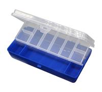 OAJABBGE Caja De Almacenamiento Cebos Pesca Doble Cubierta con Bandejas Extraíbles para Agua Salada Y Agua Dulce Caja con Compartimiento para Señuelos Pesca