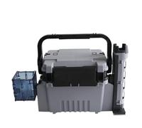 OAJABBGE Caja Multicapa Resistente Agua Estuche Rígido para Aparejos De Exterior Estuche Transporte con Agarre Protector para Herramientas Pesca Contenedor Almacenamiento Señuelos Cebos