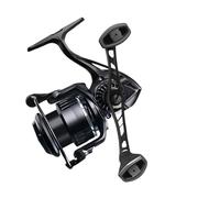 OAJABBGE Carrete De Pesca Portátil Acero Inoxidable Relación 5 2: 1 Brazo Basculante Doble/Simple Equipo Pesca Fundición Lejana para Agua Salada