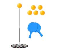 OAJABBGE Conjunto De Dispositivo Entrenamiento Tenis Dispositivo Físico Juego Pelota Vista Equipo Eje Suave Elástico Entrenador Tenis