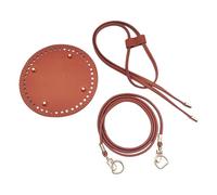 OAJABBGE Conjunto De Fabricación Mochila PU Bolsas Ganchillo Para Tejer Bolsa Moldeadora Inferior Almohadilla Insertable Base Cojín Con Agujeros Correa Parte Inferior