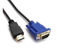 OAJABBGE Convertidor De Vídeo HDTV A VGA para Ordenador PC 1080P Macho A Adaptador para Monitor Ordenador Portátil Proyector A