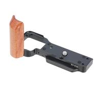 OAJABBGE De Cámara Durabilidad Estilos Minimalistas Empuñadura Placa Base Liberación Rápida Madera para Cámara ZVE10 Mejora del Manejo Placa Liberación Rápida Madera