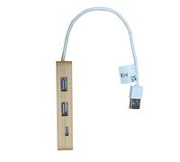 OAJABBGE Divisor USB 3/4 En 1 C Tipo C Adaptador Extensor Estación De Acoplamiento para Teclados De PC Oficina