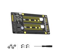 OAJABBGE Doble NVMe A Twin SFF-8643 Tarjeta Adaptadora Para Disco Sólido 2230 A 2280 Ampliar La Memoria Del Ordenador