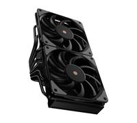 OAJABBGE Enfriamiento De Computadora Ventilador PWM 4 Pines 7 Tubos Calor Diseño 2 Ventiladores Mejora Los Flujos Aire Base Cobre para Funcionamiento Silencioso Compatible con LGA1700 AM5