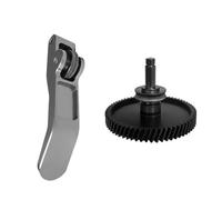 OAJABBGE Ensamblaje De Engranaje Cabezal Extrusora Acero Endurecido Mejorado Nanorevestimiento para Impresora Laboratorio Accesorios Repuesto Engranaje Extrusora