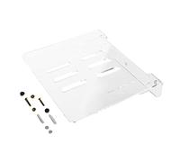 OAJABBGE Estante de pared router soporte de juguete pantalla flotante altavoz acrílico pequeño soporte flotante para exhibición de juguetes