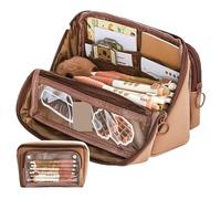 OAJABBGE Estuche para Lápices De Gran Capacidad Bolsa Multicapa Bolsas Desmontables Bolsa Cosméticos Viaje Oficina Estuche Escolar Estudiantes