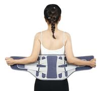 OAJABBGE Faja lumbar con acolchado lumbar, soporte lumbar transpirable, correa elástica ajustable para deportistas y deportistas